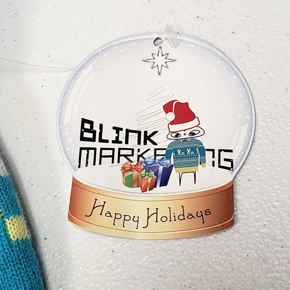 Blink Marketing Christmas Holiday Sweater Size Large - Picture 6 of 11